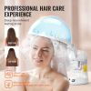 VEVOR 2 in 1 Hair & Facial Steamer, Professional Hair Steamer with Detachable Bonnet Hood
