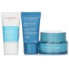 CLARINS - Hydra Essentiel Set: Silky Cream 50ml + Cream Scrub 15ml + Night Cream 15ml + Pouch 210174 3pcs+1bag